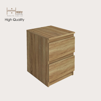 [Happy Home Furniture] DOOBIE,  Táp đầu giường  - 2 ngăn kéo ,  40cm x 48cm x 55cm ( DxRxC), THK_002