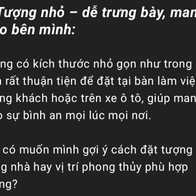 Tượng phật bà quan âm bồ tát bằng gỗ bách xanh thơm nức cao 30x9cm