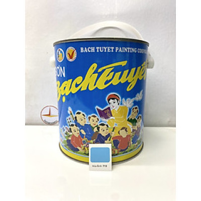 Sơn dầu Bạch Tuyết màu Hòa bình 713 3kg