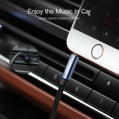 Ugreen UG50363AV112TK 2M màu Đen Cáp âm thanh 2 đầu 3.5mm dương - HÀNG CHÍNH HÃNG