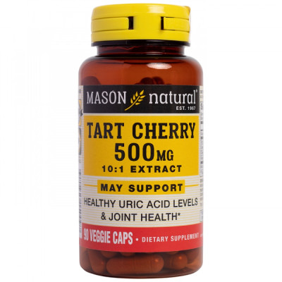 Viên Hỗ Trợ Giảm Acid Uric Mason Natural Tart Cherry Hỗ Trợ Sức Khoẻ Xương Khớp 90 Viên/Hộp