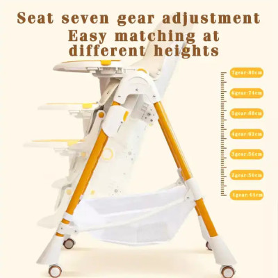 Ghế ăn dặm New Beginning – Điều chỉnh độ cao, gấp gọn, khay tháo rời