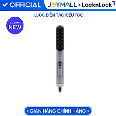 Lược Điện Tạo Kiểu Tóc LocknLock Hair Styling Brush ENA223PUP 43W, Hàng Chính Hãng - JoyMall