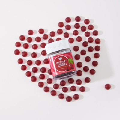 Combo Kẹo Dẻo Giấm Táo Hỗ Trợ Tiêu Hóa & Kẹo Dẻo Củ Dền Hỗ Trợ Bổ Sung Sắt CoolVita (60 viên x 3g)/hộp