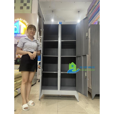 Tủ hồ sơ locker 4 cánh cao cấp dày dặn giá rẻ tại xưởng - Nội Thất Bảo An