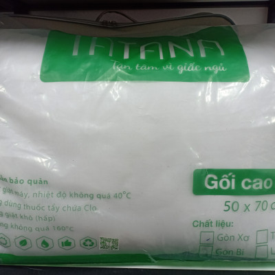 Combo 2 Gối Nằm Gòn  TATANA  Cao Cấp 50x70cm-Êm Mềm, Bền Đẹp, Giặt Máy Dễ Dàng