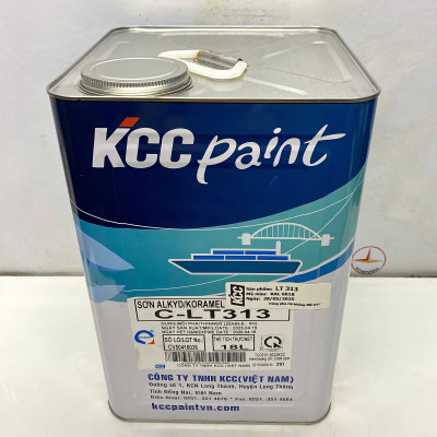 Sơn Alkyd KCC LT313 Base C màu xanh RAL 6018 _18L