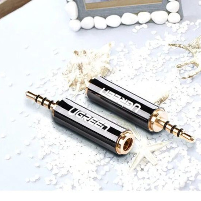Ugreen UG2050120502TK Màu Đen Đầu chuyển âm thanh 2.5mm dương sang 3.5mm âm - HÀNG CHÍNH HÃNG
