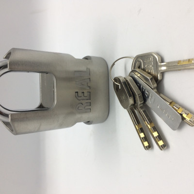 Khóa treo chống cắt kẽm REAL bọc Inox SUS304 SAC60 - 60mm