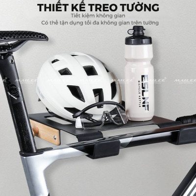 Móc Treo Xe Đạp Tường 30kg ESL-30 Tiết Kiệm Không Gian, Có Bọc Cao su chống trầy xe, Giá Đỡ Xe Đạp Trong Nhà Nhà Để Xe - Mai Lee