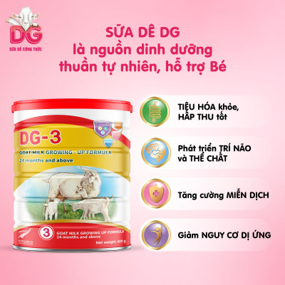 [Tặng 1 Bộ Lego] Combo 2 Lon Sữa Dê Công Thức DG-3 400g (HSD: 10/2025)