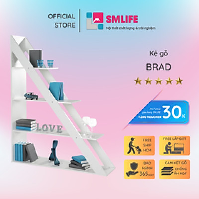 Giá sách hiện đại gỗ công nghiệp SMLIFE Brad