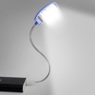 Đèn Led 28 Bóng Uốn Dẻo Cổng USB dùng đọc sách, soi bàn phím laptop ( Màu ngẫu nhiên) - HENRYSA