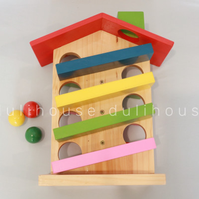 Đồ chơi gỗ Dulihouse Ngôi nhà thả bi cho bé
