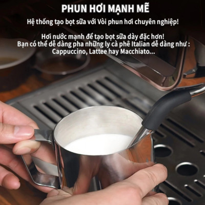 Máy pha cà phê Espresso chuyên nghiệp thương hiệu Mỹ cao cấp HiBREW H7A - Hàng Chính Hãng