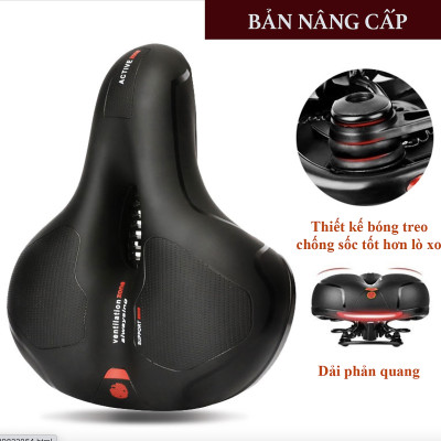 [TẶNG Dầu Tra Xích] Yên xe đạp địa hình thế hệ mới dododios chống sốc tuyệt đối, êm ái với đệm mút cực đỉnh, thoát khí