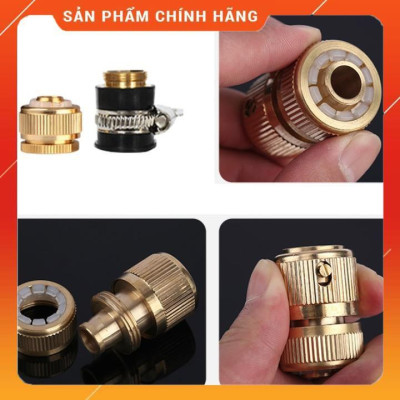 Bộ dây vòi xịt nước ️ , tăng áp 3 lần, loại 7m, 10m 206318 đầu đồng, cút đồng, + túi đựng bút