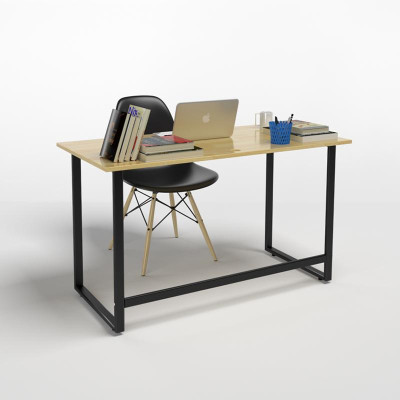 Bàn IBIE Rec-F Chân Đen - Màu Cánh Gián