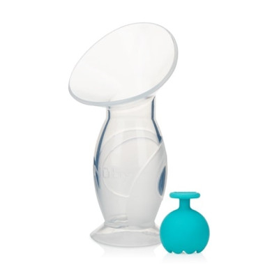 [ 50550-Nuby ] Cốc hút và hứng sữa 120ml, chất liệu Silicone cao cấp