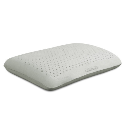 Gối Nằm Cao Su Thiên Nhiên  Liên Á Oval Grey  kích thước 45x65x12cm