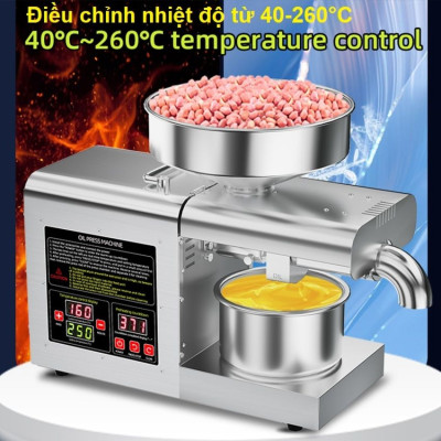 Máy ÉP DẦU THỰC VẬT Thương hiệu Mỹ cao cấp Septree - T3, Công suất lớn 1200W - Hàng Nhập Khẩu, Bảo Hành 1 Năm