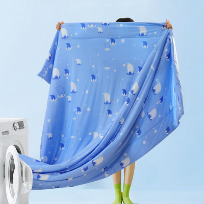 [CHĂN HÈ MÁT LẠNH] Mền lạnh I Cool Advance NIN House NM8027 2mx2m2 |Chăn mền Ice silk cao cấp, Chăn điều hoà nhiều độ