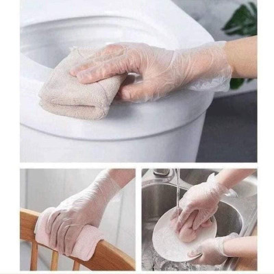 Hộp 100 Găng Tay Siêu Dai, Không Mùi, Dùng 1 Lần Tiện Dụng: Nấu Ăn - Làm Bếp - Vệ Sinh - Đa Năng Tiện Dụng Trong Gia Đình. TakyHome 5858