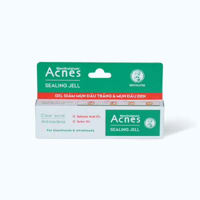Gel ACNES Sealing Jell Hỗ Trợ Sạch Mụn và Kháng Khuẩn, Hạn Chế Sẹo Thâm (Tuýp 18g)