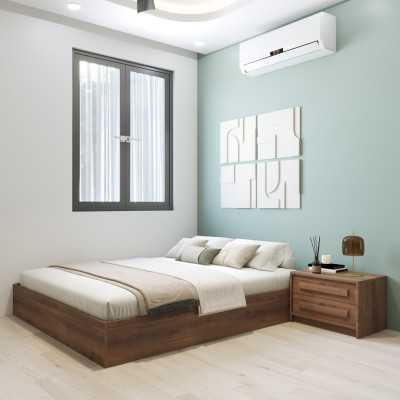 HAPPY FURNITURE , Giườngngủ RUBEL, GNG_226 GNG_227 GNG_228 GNG_229 , 203cm x 26cm DxC