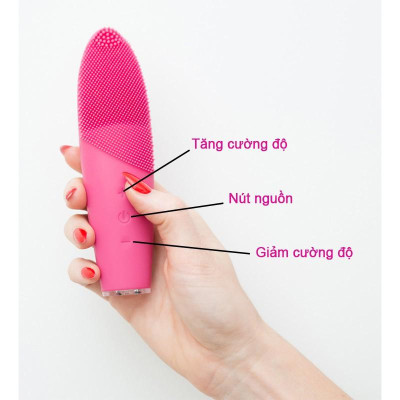 Máy rửa mặt siêu âm kèm chức năng nhiệt Sonicleanse Glo Viva RIO FADH-H