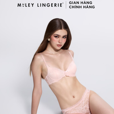 Áo Ngực Nâng Ngực Ren Nữ Mút Dày 4cm Active Miley Lingerie - Hồng BRL12001