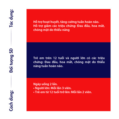 Tăng cường trí nhớ, lưu thông máu não hiệu quả cùng Hoạt huyết Quảng Trí Hoa Việt (Hộp 60 viên)