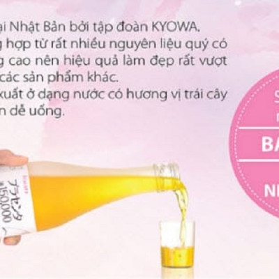 Nước Uống Đẹp Da Fracora Placenta Drink 150000mg Collagen 30000mg _Nhật Bản