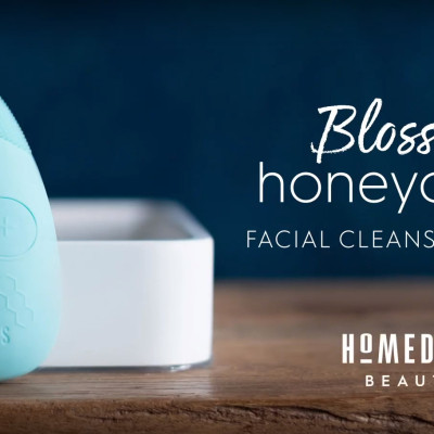 Máy rửa mặt USA Silicone kháng khuẩn công nghệ siêu âm, hút chân không HoMedics nhập khẩu USA