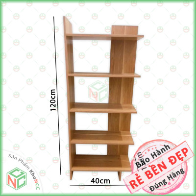 (Nội Thất Đẹp) Kệ Sách Gỗ 5 Tầng Đa Năng Thiết Kế Thông Minh - Không Gian Đẹp Cho Nhà - Văn Phòng - KLM-KG5TT