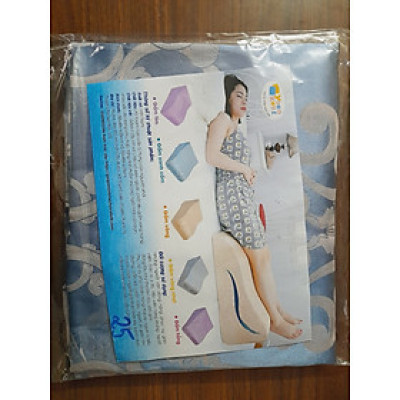 VỎ GỐI KÊ CHÂN CHỐNG GIÃN TĨNH MẠCH YOROKOBI 28CM- XANH THAN