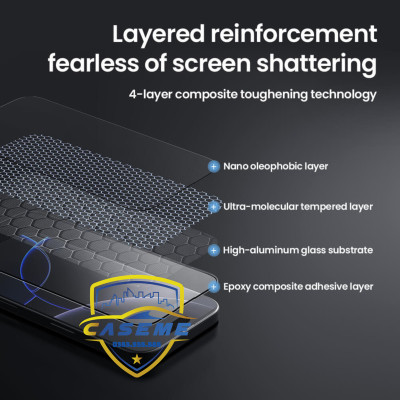 Kính cường lực cho iPhone 16 Pro Max, iPhone 16 Pro, iPhone 16 Plus, iPhone 16 hiệu NillkinAmazing CP+ Pro full màn hình, chống vân tay, chống vỡ, chống xước cao cấp - Hàng chính hãng.