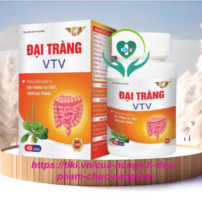 Viên uống Đại tràng VTV Vinh Thịnh Vượng VV, hộp 40v, dùng cho người bị viêm đại tràng cấp, mãn tính