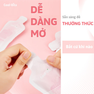 Combo 2 Hộp Nước Uống Collagen Peptide 3000mg Coolvita Hỗ Trợ Trẻ Hóa Sáng Da, Hỗ Trợ Dưỡng Tóc và Móng Kết Hợp Vitamin B3 (45ml× 7 túi)/hộp