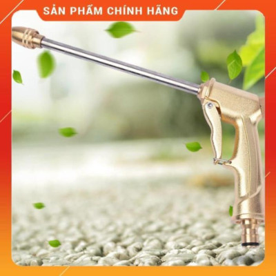 ️ Bộ dây vòi xịt nước rửa xe, tưới cây , tăng áp 3 lần, loại 7m, 10m 206701-3 đầu đồng, cút đồng