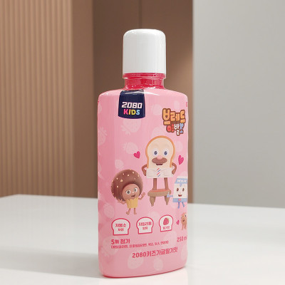 Nước súc miệng trẻ em 2080 Kids baby hương dâu vệ sinh răng miệng Hàn Quốc 250ml