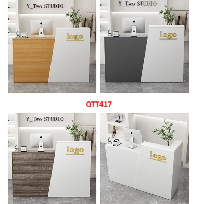 QUẦY LỄ TÂN, QUẦY TIẾP TÂN, QUẦY TÍNH TIỀN, QUẦY THU NGÂN QTT417 - Nội thất lắp ráp Viễn Đông Adv