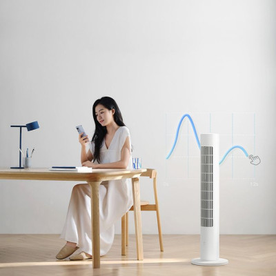 Quạt Tháp Thông Minh Xiaomi Mijia 2 Nâng Cấp Gió 30%, Động Cơ Biến Tần - Hàng Nhập Khẩu