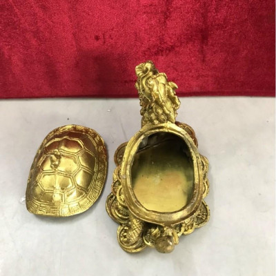 Long quy mở nắp lưng bằng đồng MS23