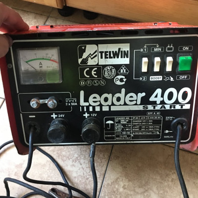 Máy Sạc & Khởi Động Ắc Quy Telwin LEADER 400 START