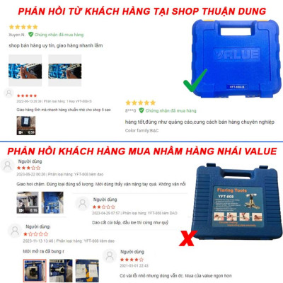 Bộ lã ống đồng VALUE 1 kẹp kèm dao cắt hàng chính hãng