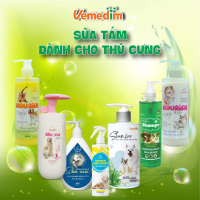 SPRAY DOG Dung dịch phun trị ve, rận, bọ chét ở chó, trâu, bò, chai 100ml, sản phẩm Vemedim