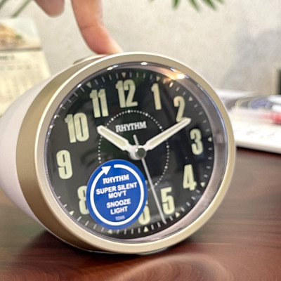 Đồng hồ Rhythm CRA859NR13- Kt 12.0 x 10.1 x 6.7cm, 184g. Vỏ nhựa, dùng PIN