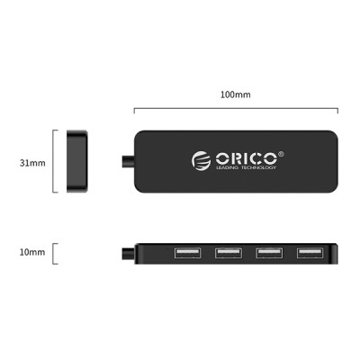 Bộ chia / Hub 4 cổng USB 2.0 Orico FL01 - Hàng Chính Hãng