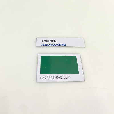 Sơn sàn bê tông epoxy KCC ET5660 Base C màu xanh G473505 _ 4L/Bộ